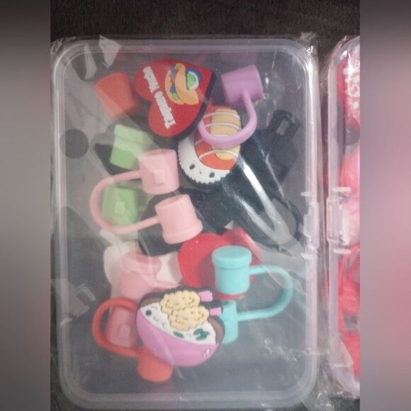 3 Boxes of Straw Covers (Each Box is a set of 8) NWT - Picture 2 of 7